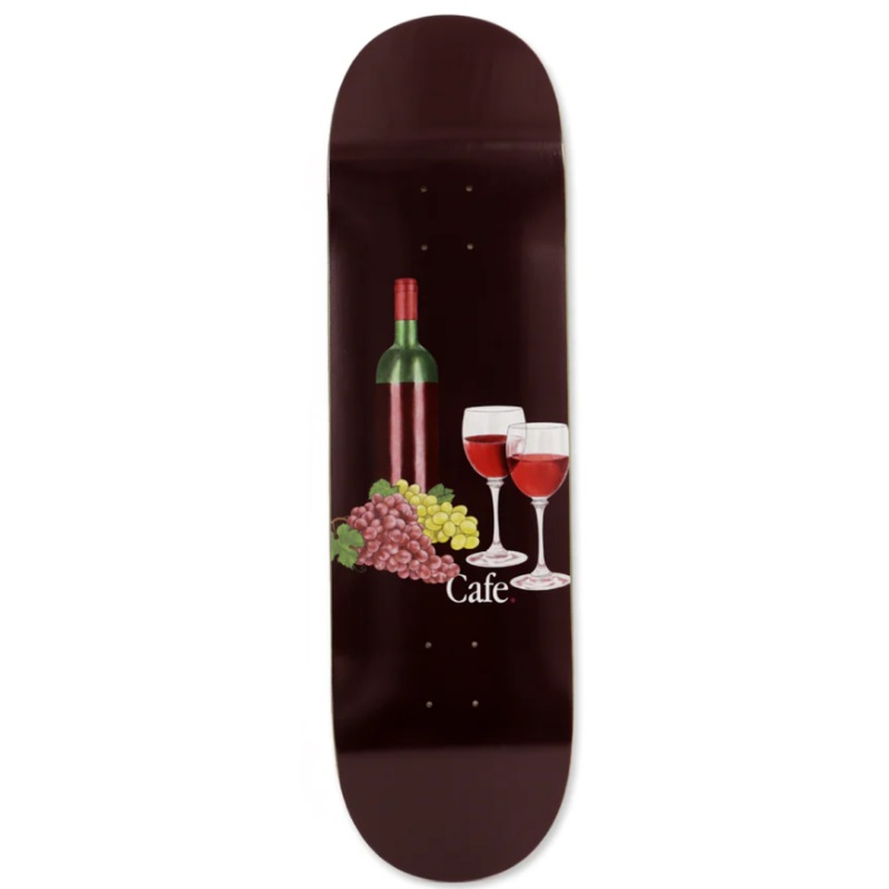 Skateboard Cafe – Vino Deck – C2 Shape – Burgundy – 8.38