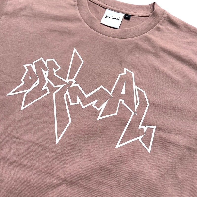 Decimal – ‘OG Logo’ T-shirt – Hazy Pink/White