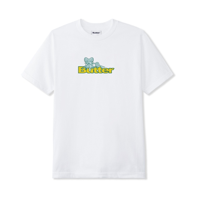 Rat Logo Tee, White|S|M|L|XL|XXL