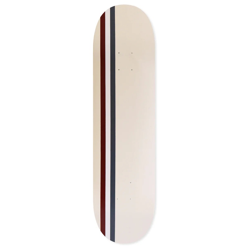 Skateboard Cafe – Stripe Deck – Cream/BurgundyWhite/Navy