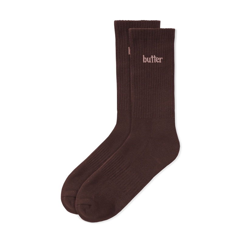 Basic Socks, Brown|OSFA