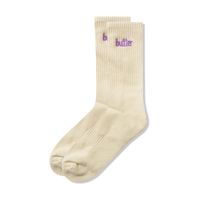 Basic Socks, Cream|OSFA