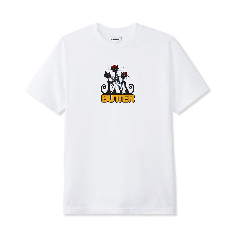 Cats Tee, White|S|M|L|XL|XXL