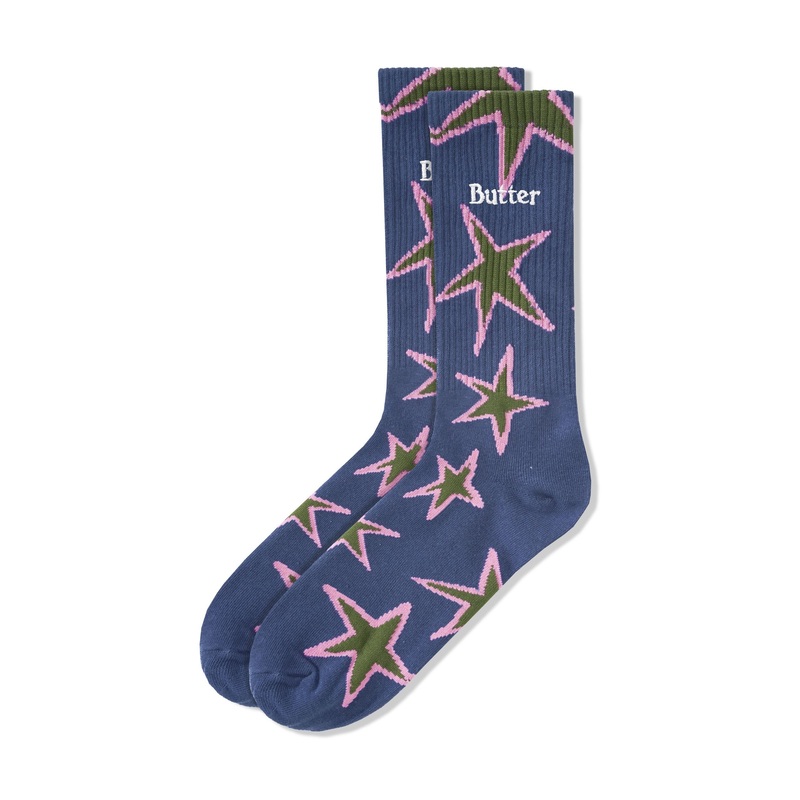 Star Socks, Prussian|OSFA