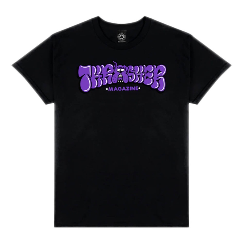Thrasher Skateboard Magazine Bully T-Shirt Black