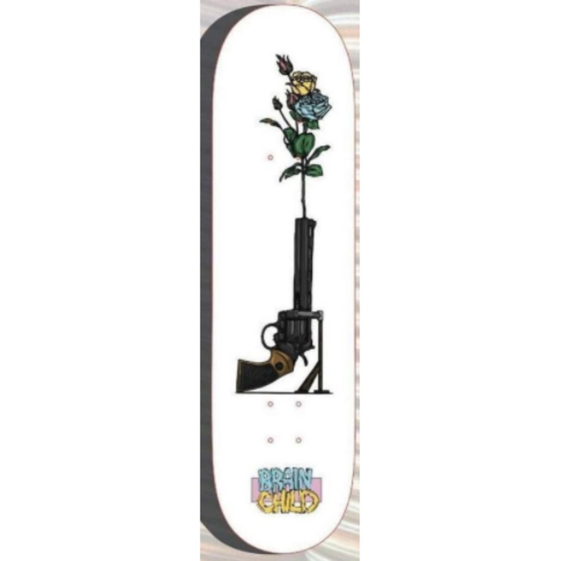 BRAINCHILD SKATEBOARDS GUN SKATEBOARD DECK 8.5 INCH WIDE