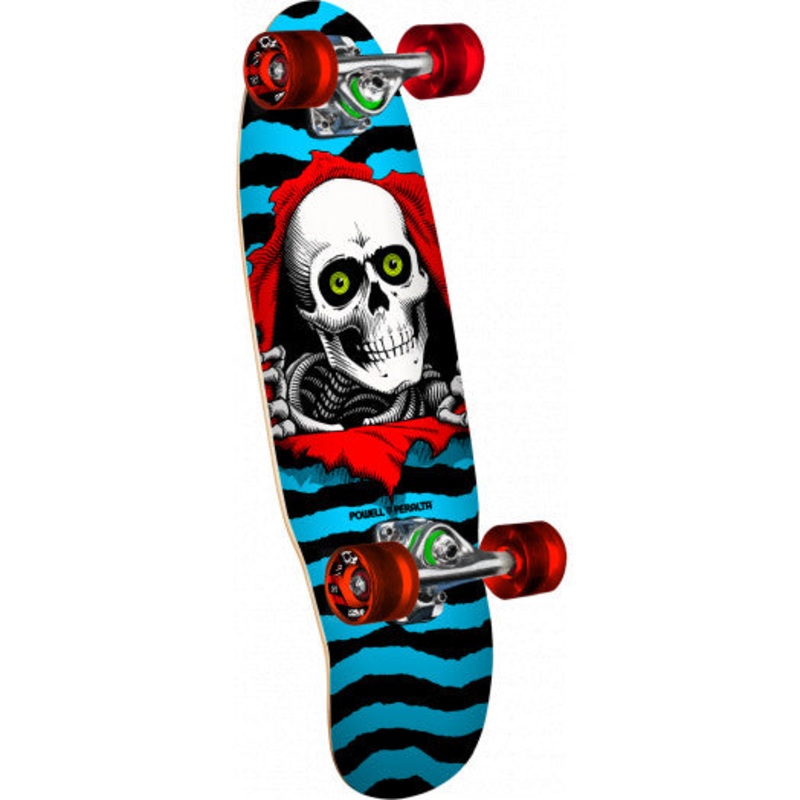 Powell Peralta Mini Ripper Blue Complete Skateboard cruiser