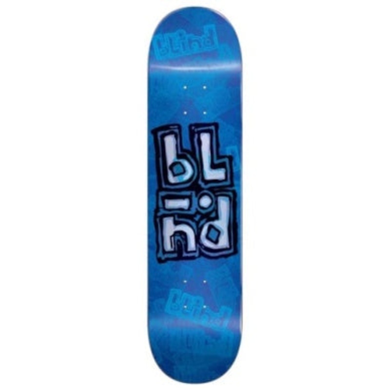 BLIND OG STACKED STAMP RHM 8.0 INCH WIDE SKATEBOARD DECK