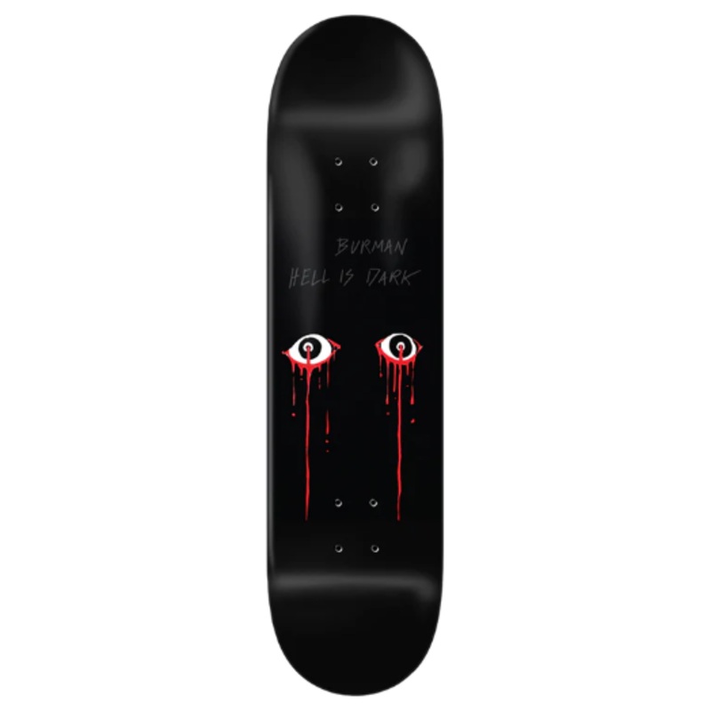 ZERO- BURMAN HELL IS DARK 8.625 INCH WIDE SKATEBOARD DECK