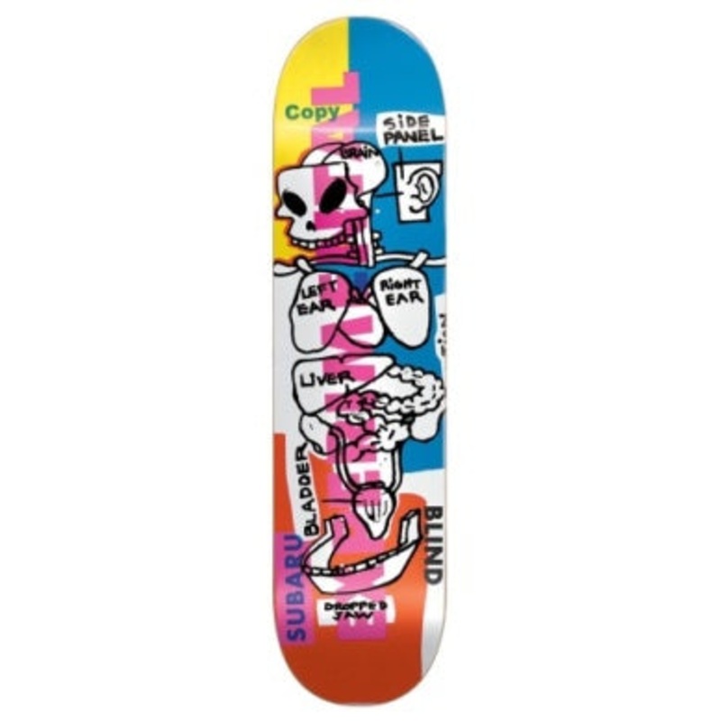 BLIND EXPERIMENTAL REAPER 8.0 INCH WIDE SKATEBOARD DECK