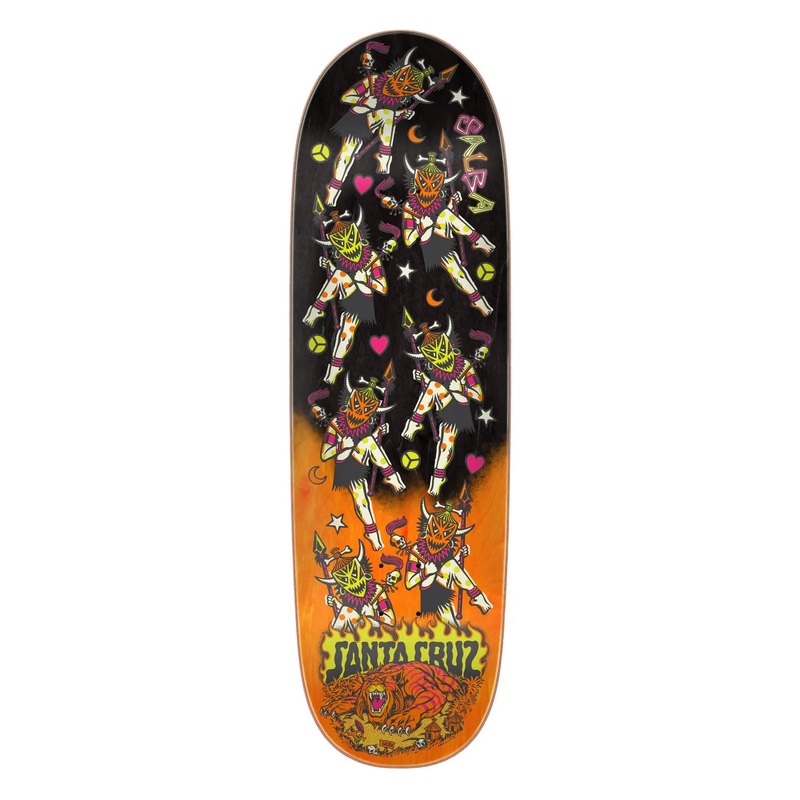 8.80in Salba Firedance Santa Cruz Egg Skateboard Deck