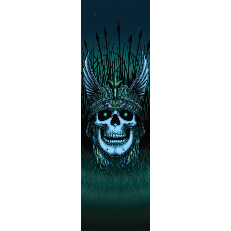 Powell Peralta Anderson Green Skull Grip Tape Sheet 9 x 33