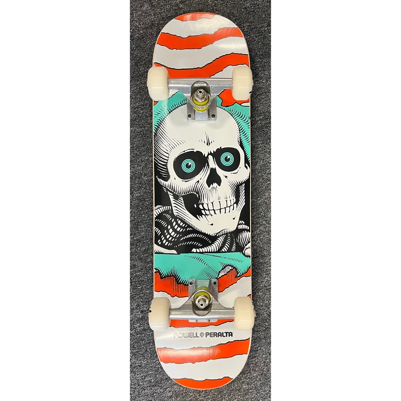 POWELL PERALTA RIPPER SKATEBOARD COMPLETE 7.0 INCH WIDE ORANGE