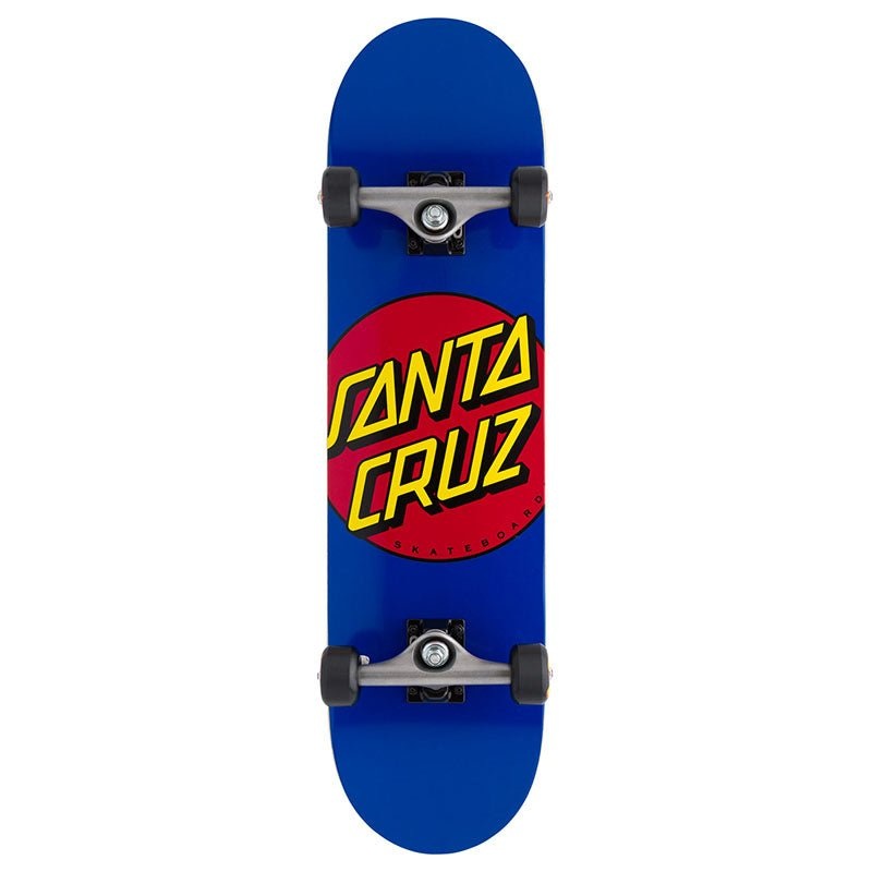Santa Cruz 8.0 x 31.25 Classic Dot Full Complete Blue Skateboard