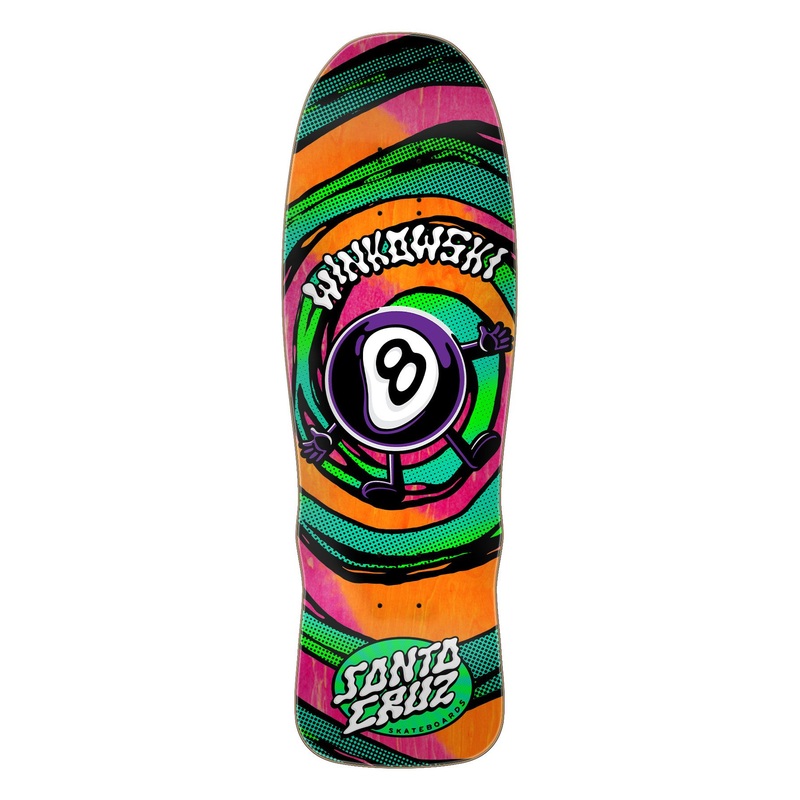 Winkowski Vertigo Mid Pro  Santa Cruz Shaped Skateboard Deck
