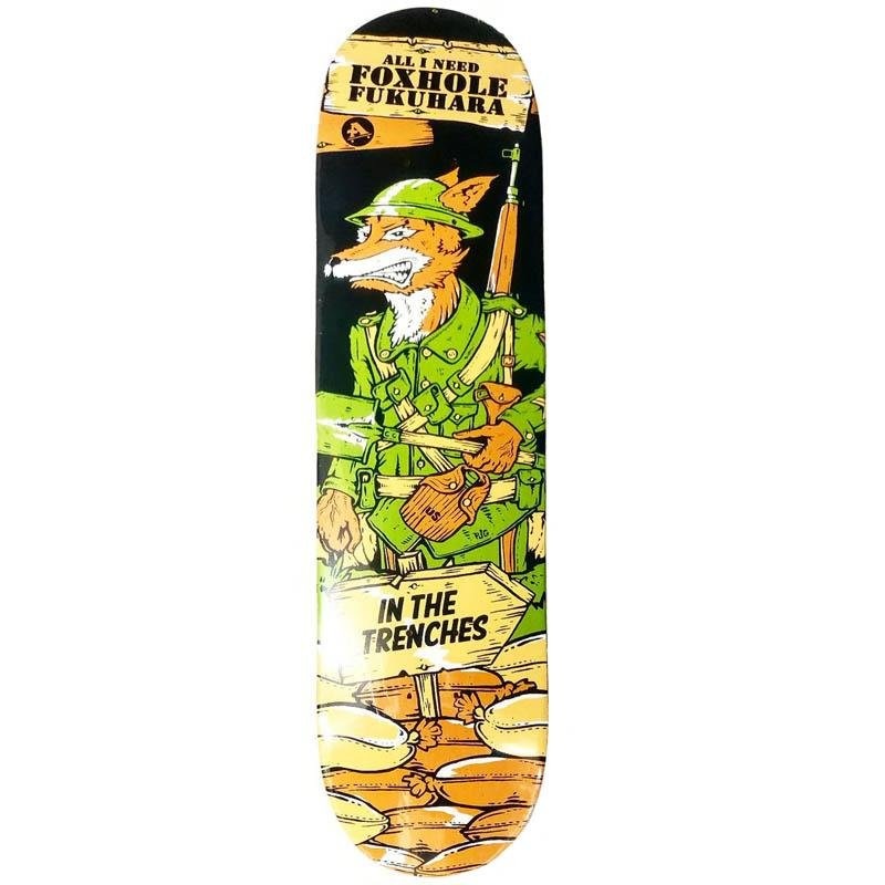 All-I-Need 8.1 Foxhole Fukuhara Skateboard Deck