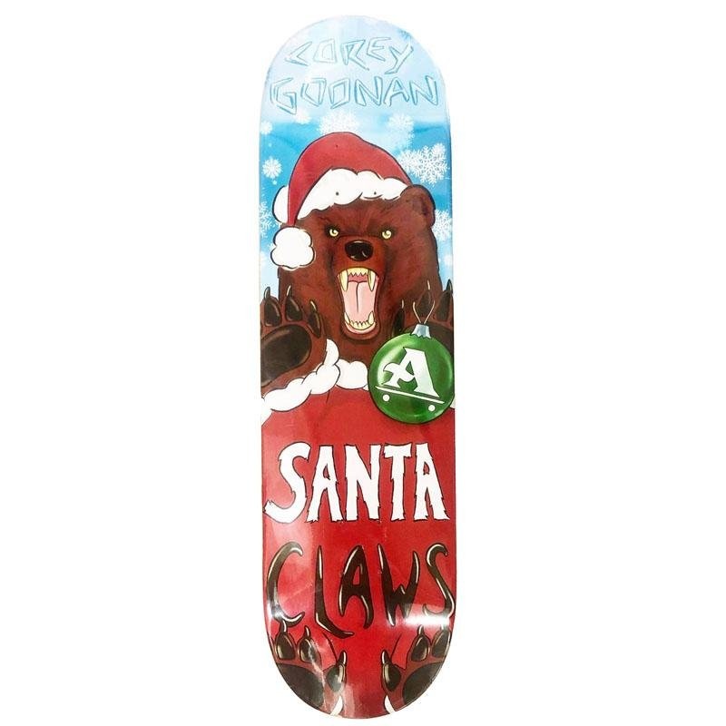 All-I-Need 8.5 Corey Goonan Santa Claws Skateboard Deck