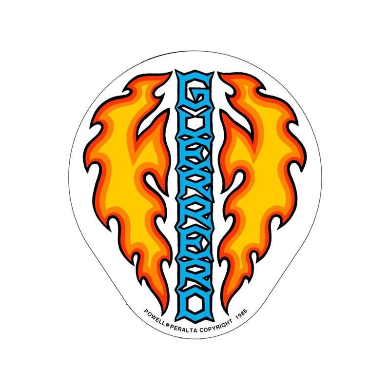 Bones Brigade 5.125 x 4.5 Guerrero Dagger Skateboard Sticker