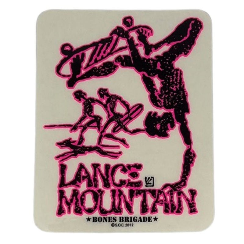 Bones Brigade Mountain Future Primitive Pink Sticker 4.5 x 3.5