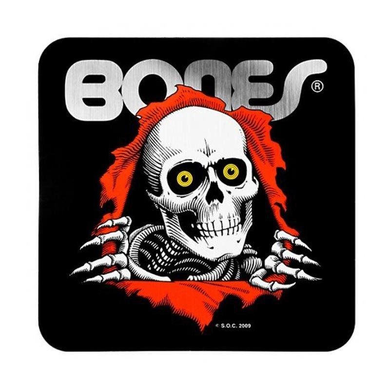 Bones Ripper Bumper Sticker 5x 5 Black