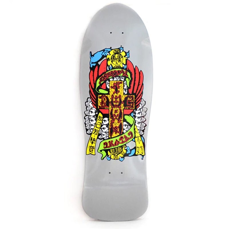 Dogtown 10.125 x 30.325 Eric Dressen Hands 80s Reissue Warm Grey Dip Skateboard Deck