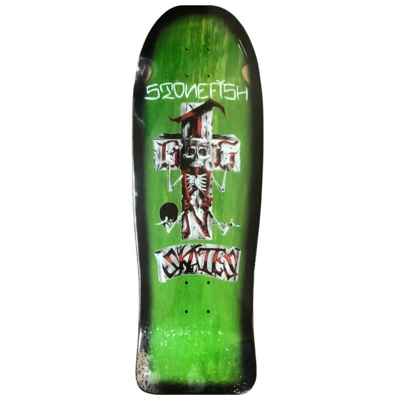 Dogtown 10.125 x 30.325 Stonefish Reissue Green/Black Fade Skateboard Deck
