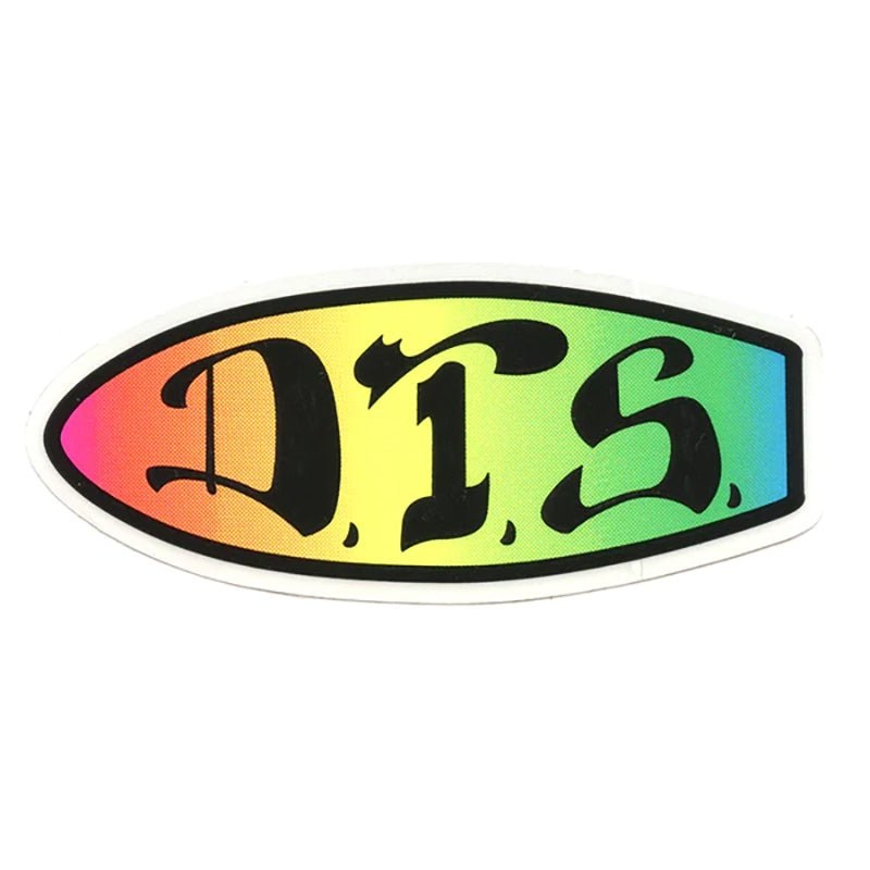 Dogtown 4 (Large) DTS Neon Sticker