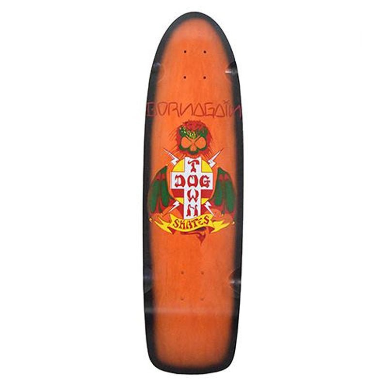 Dogtown 8.375 x 30 Born Again 70’s Classic Orange Stain Skateboard Deck