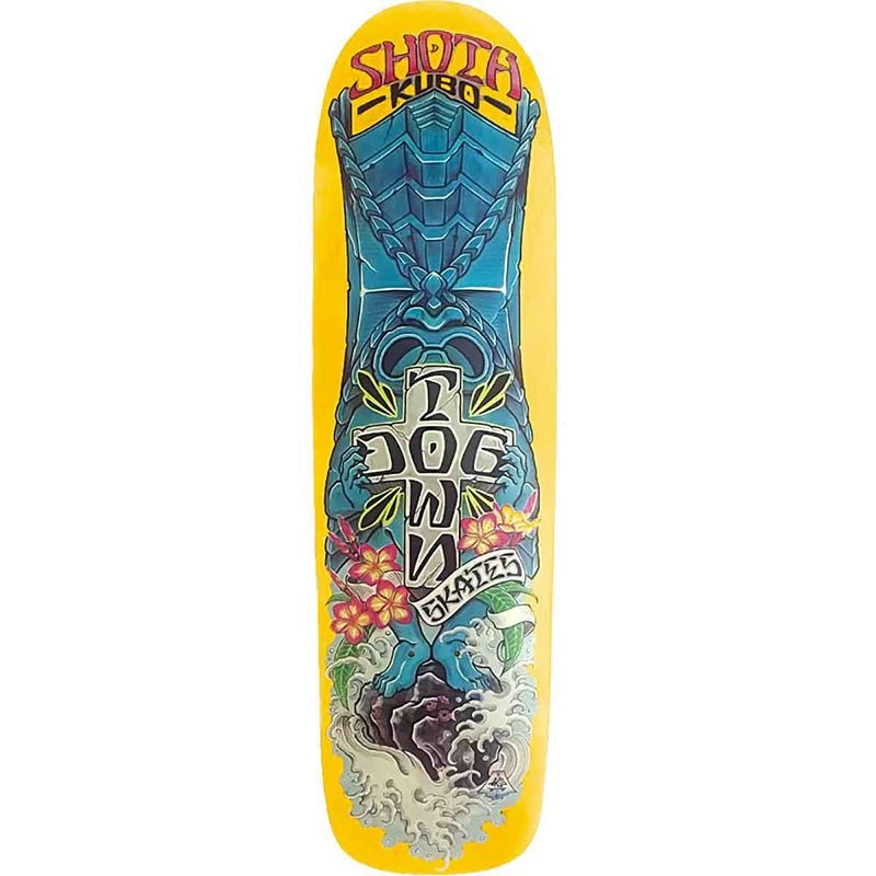 Dogtown 8.862 x 32.04 Shota Kubo Roots Pool Yellow Stain Skateboard Deck