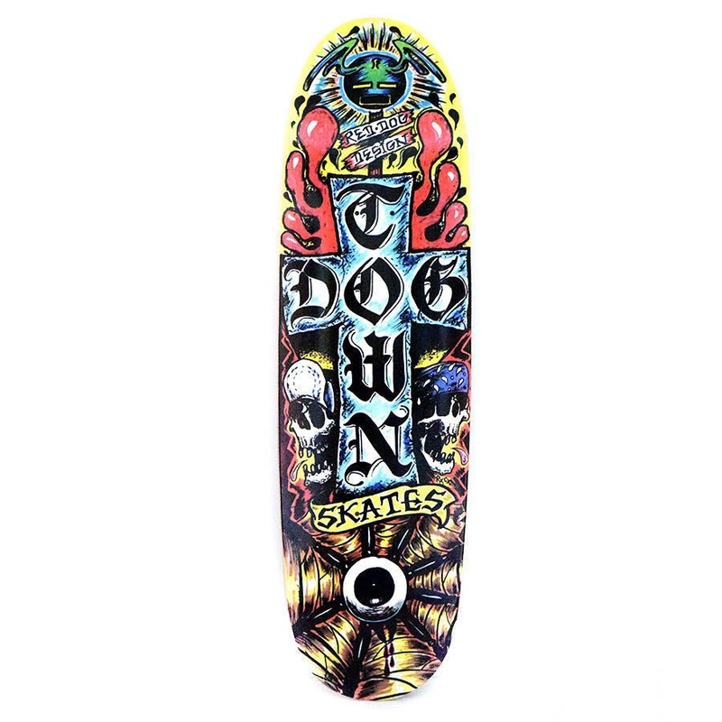Dogtown 9.0 x 31.95 Red Dog RxCx Egg Skateboard Deck
