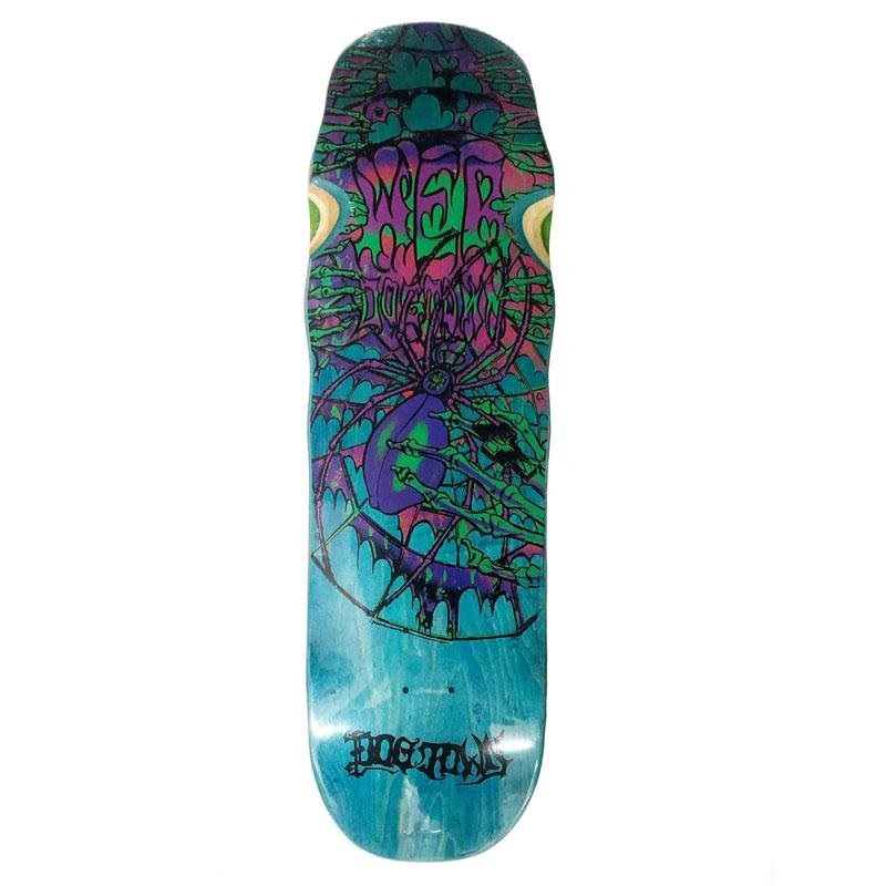 Dogtown 9.25 x 32.2 Web Pool Blue Stain Skateboard Deck