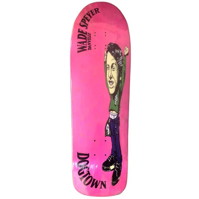 Dogtown 9.75 x 31.375 (PINK STAIN) Wade Speyer Victory Skateboard Deck