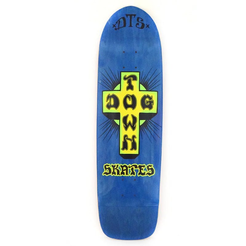 Dogtown  9 x 32.825 Big Boy Blue Stain Skateboard Deck