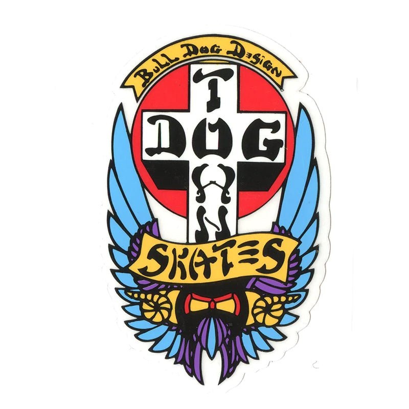 Dogtown Skateboards 4 (Large) OG Bull Dog 70s Sticker