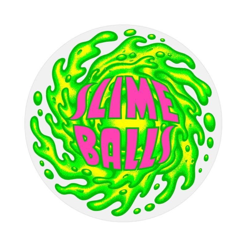 Slime Balls Skateboard Logo 4 x 4 Sticker