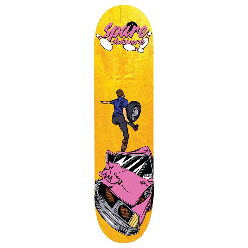 Spare 8.38 Bowling Skateboard Deck