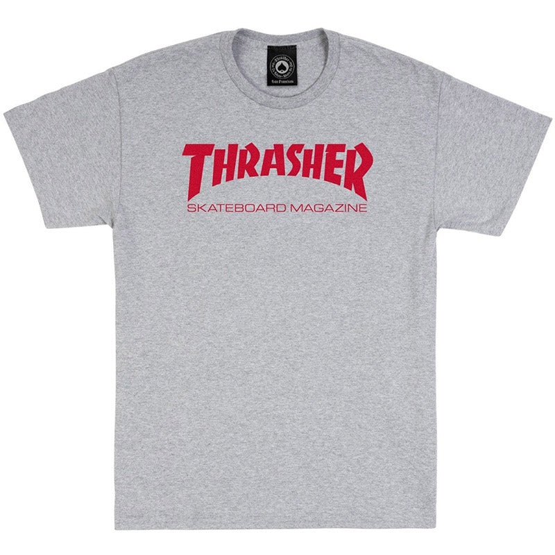 Thrasher Skateboard Magazine Grey T-Shirts