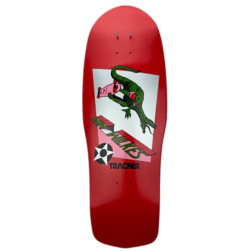 Tracker 10.5 x 31 Modern Concave RED DIP Dan Wilkes Skateboard Deck