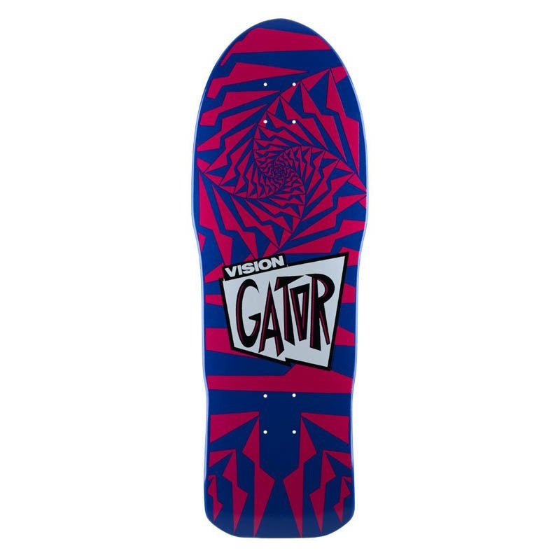 Vision 10.25 x 29.75 Gator II Blue/Pink Skateboard Deck