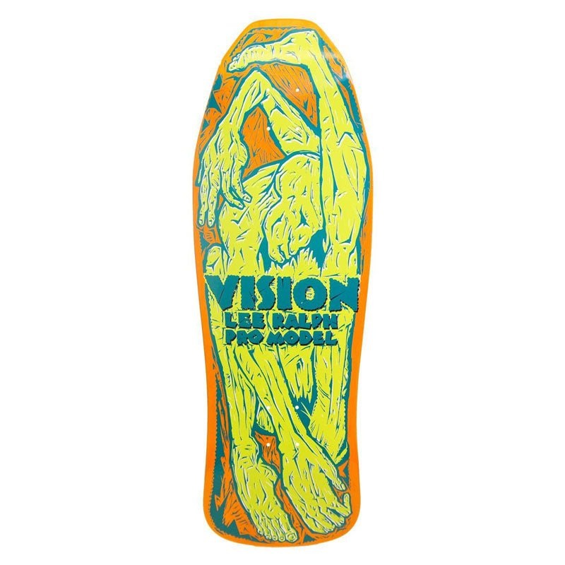 Vision 10.25 x 30.75 Lee Ralph Modern Concave (ORANGE/GREEN) Skateboard Deck