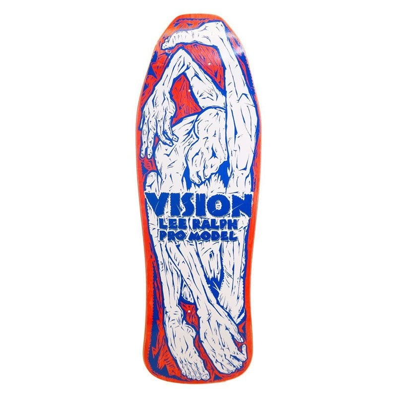 Vision 10.25 x 30.75 Lee Ralph Modern Concave (RED/WHITE) Skateboard Deck