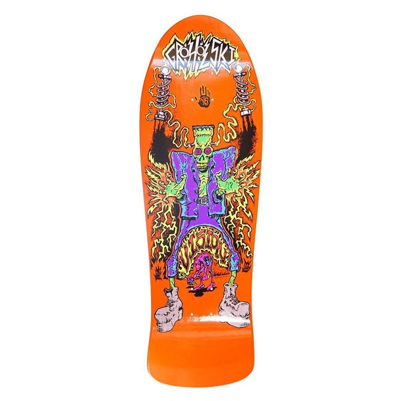 Vision 10.25 x 31.25 Groholski Frankenstein ORANGE DIP Skateboard Deck