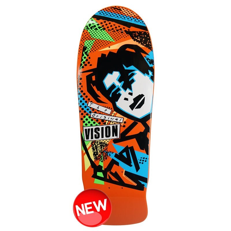 Vision 10 x 30.25 MG Modern Concave Orange Skateboard Deck