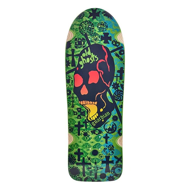 Vision 10 x 30 Old Ghost (GREEN STAIN) Skateboard Deck