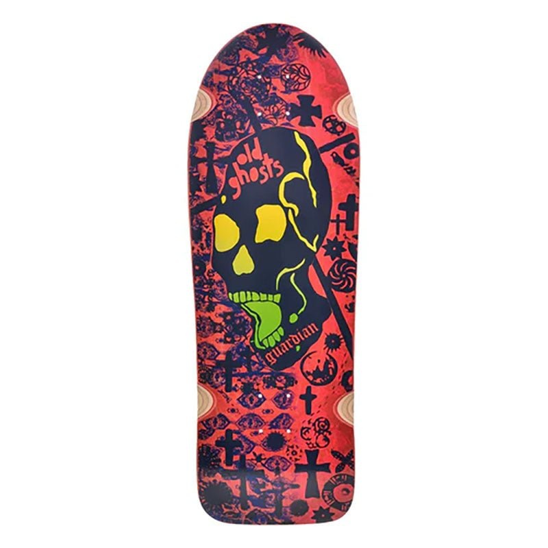 Vision 10 x 30 Old Ghost (RED STAIN) Skateboard Deck