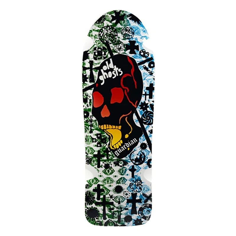 Vision 10 x 30 Old Ghost WHITE DIP Skateboard Deck