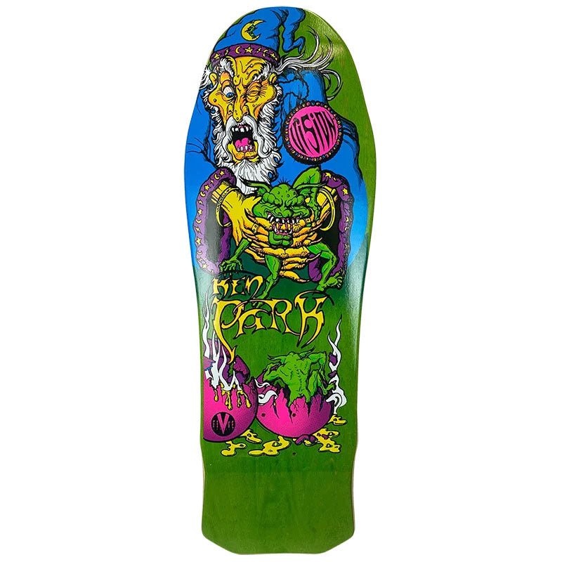 Vision 10 x 31.5 Ken Park Wizard Green Stain Skateboard Deck