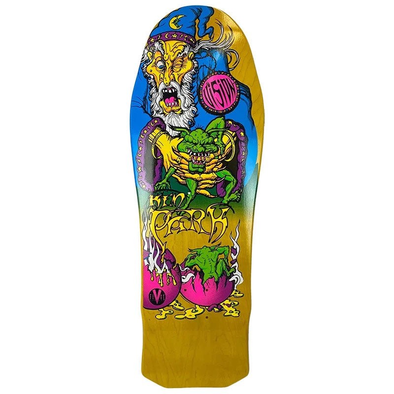 Vision 10 x 31.5 Ken Park Wizard Yellow Stain Skateboard Deck