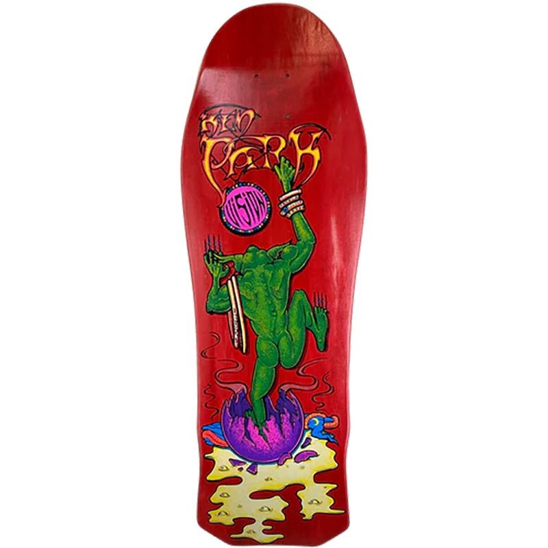 Vision 10 x 31 Ken Park 3 Red Stain Skateboard Deck