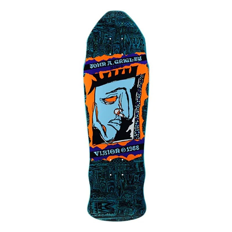 Vision 9.25×29.5 Grigley 2 Mini Blue Stain Skateboard Deck